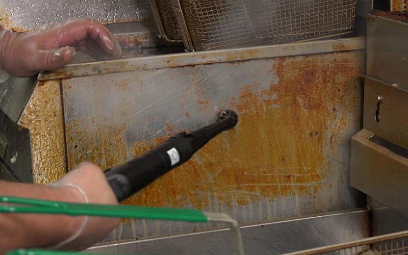 GoodwayProX Dry Steam Cleaner Cleaning Grease